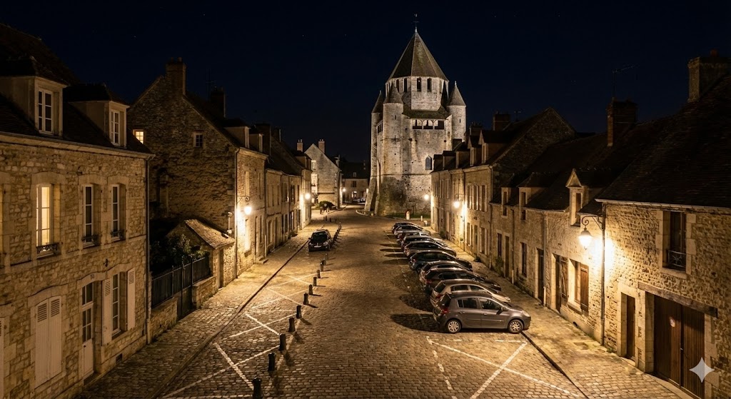 stationnement provins suppression, loi lom passage piéton 5 mètres, parking centre ville provins, sécurité routière piétons 77, travaux voirie provins 2027, suppression place parking passage clouté, visibilité passage piéton, aménagement urbain seine-et-marne, stationnement moto vélo provins, tour césar provins rue.