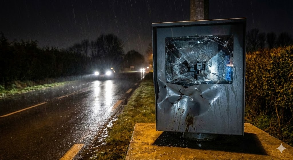 radar ancteville endommagé, radar coutances lessay, d971 manche, vandalisme radar fixe, sécurité routière cotentin, radar hors service, gendarmerie coutances, dégradation mobilier urbain, radar saint-sauveur-villages, excès vitesse manche.
