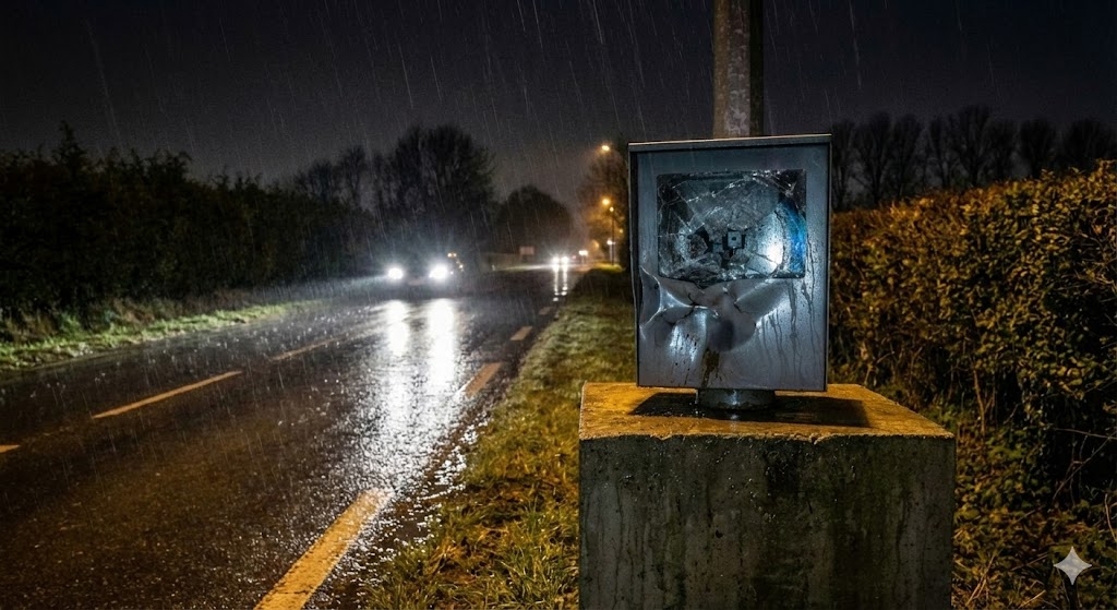radar ancteville endommagé, radar coutances lessay, d971 manche, vandalisme radar fixe, sécurité routière cotentin, radar hors service, gendarmerie coutances, dégradation mobilier urbain, radar saint-sauveur-villages, excès vitesse manche.
