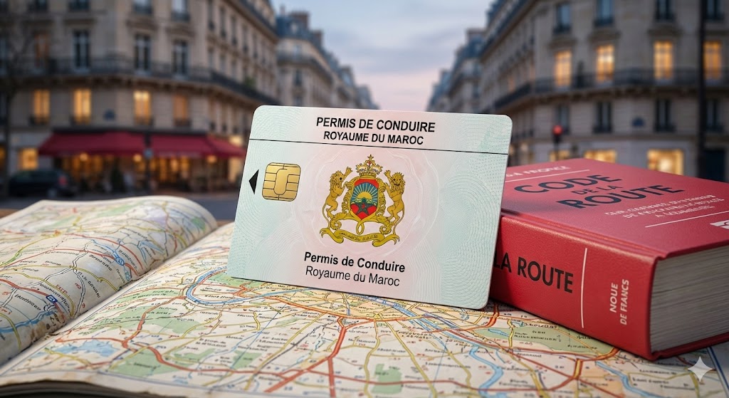 conduire avec un permis marocain france, échange permis de conduire marocain ants, validité permis marocain étranger, accord réciprocité france maroc permis, conduire sans permis sanction, traduction officielle permis, démarches préfecture permis étranger.