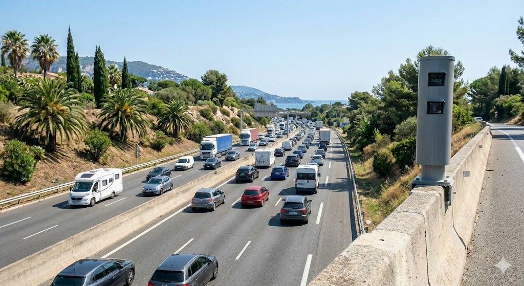 radar cagnes sur mer a8, radar plus rentable france, radar 170000 flashs, radar double face nice cannes, a8 limitation 90 km/h, radar autoroute du soleil, amende a8 cagnes, record flash radar france, radar cagnes-sur-mer sens nice aix.