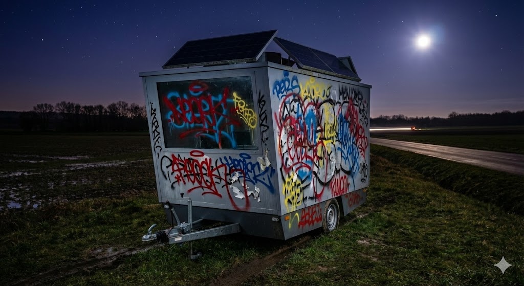 radar mobile tagué rochefort-sur-nenon, radar autonome rd 673 jura, vandalisme peinture radar, sécurité routière dole, gendarmerie jura constat, dégradation bien public, radar chantier aveuglé, axe dole besançon.