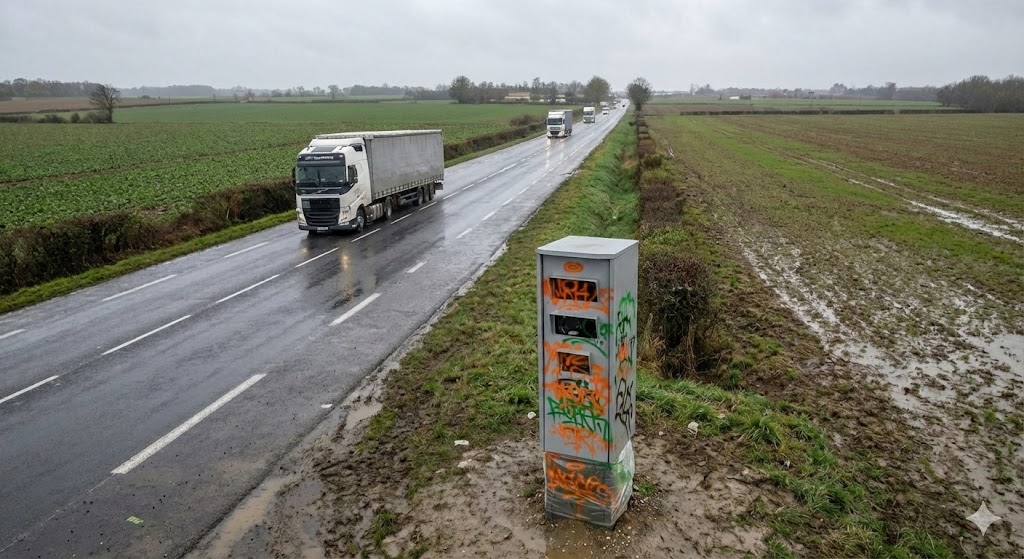 radars saint-sornin-leulac vandalisés, vandalisme radar haute-vienne, radar rn145 tagué, sécurité routière 87, radar tourelle nord haute-vienne, gendarmerie bellac enquête, dégradation bien public, radar hors service limousin, peinture radar, excès vitesse rn145.