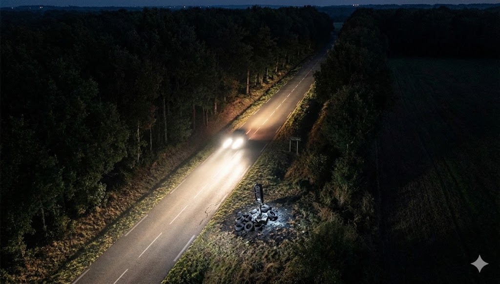 Orne radar tourelle incendié autour de La Ferté-Macé coût remplacement, destruction bien public incendie D18, gendarmerie La Ferté-Macé enquête, radar tourelle La Sauvagère, vandalisme sécurité routière 61.