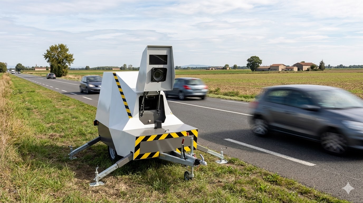 radar de chantier réinstallé Ain, contrôle vitesse Saint-Laurent-sur-Saône, radar autonome Replonges route, sécurité routière département 01, amende excès vitesse chantier, flash radar double sens, limitation vitesse zone travaux, prévention routière automobilistes Ain, panneau radar temporaire route, gendarmerie Ain contrôle vitesse, retrait point permis conduire, cabine grise radar autonome, sécuriser route départementale Ain, contestation amende antai ligne, protéger usagers route vitesse, amende forfaitaire excès vitesse, radar laser autonome chantier, sécurité conducteurs axe routier, équipement contrôle vitesse temporaire, nouveau radar autonome 01.