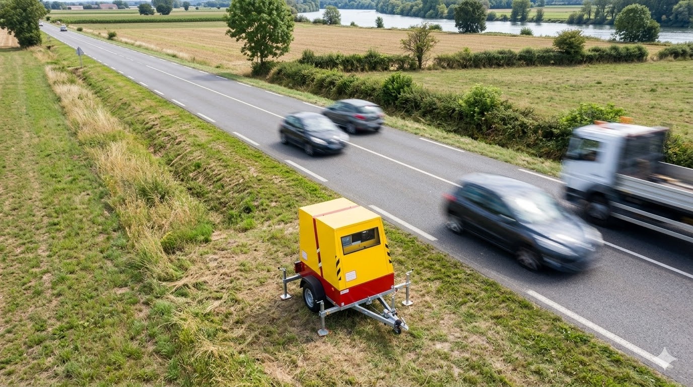 radar de chantier réinstallé Ain, contrôle vitesse Saint-Laurent-sur-Saône, radar autonome Replonges route, sécurité routière département 01, amende excès vitesse chantier, flash radar double sens, limitation vitesse zone travaux, prévention routière automobilistes Ain, panneau radar temporaire route, gendarmerie Ain contrôle vitesse, retrait point permis conduire, cabine grise radar autonome, sécuriser route départementale Ain, contestation amende antai ligne, protéger usagers route vitesse, amende forfaitaire excès vitesse, radar laser autonome chantier, sécurité conducteurs axe routier, équipement contrôle vitesse temporaire, nouveau radar autonome 01.
