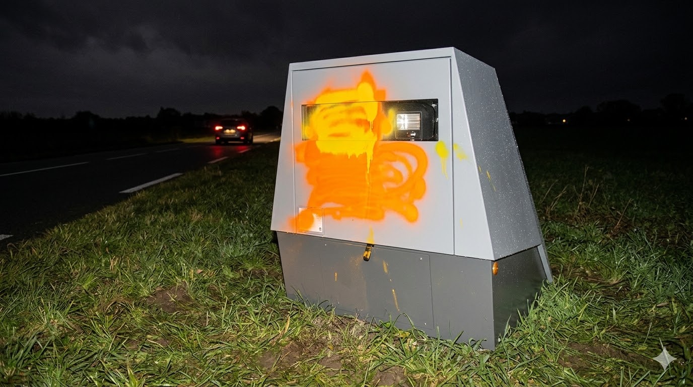 radar mobile vandalisé Concarneau, dégradation équipement sécurité RD783, vandalisme radar autonome Finistère, gendarmerie enquête dégradation Bretagne, amende destruction radar mobile, sécurité routière Concarneau route, flash radar vandalisé peinture, peine prison vandalisme équipement, coût réparation radar autonome, protection usagers route Finistère, colère automobilistes radar vitesse, délit pénal tribunal correctionnel, traces ADN enquête gendarmerie, signalement dégradation bien public, équipement contrôle vitesse Bretagne, remplacement radar autonome chantier, vandalisme matériel sécurité routière, infraction destruction radar mobile, radar de chantier tagué, radar autonome vandalisé Concarneau.