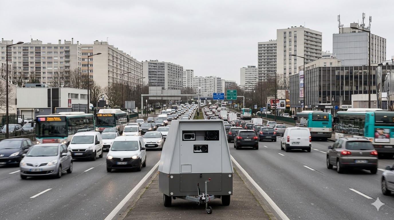 radar autonome installé 93, contrôle vitesse Seine-Saint-Denis, radar chantier route fréquentée, sécurité routière département 93, amende excès vitesse banlieue, flash radar double sens, limitation vitesse trafic urbain, prévention routière automobilistes IDF, panneau jaune radar temporaire, préfecture Seine-Saint-Denis contrôle, retrait point permis conduire, cabine grise radar chantier, sécuriser route départementale 93, contestation amende antai ligne, protéger usagers route vitesse, amende forfaitaire excès vitesse, radar laser autonome francilien, sécurité conducteurs axe routier, équipement contrôle vitesse temporaire, nouveau radar autonome Ile-de-France.