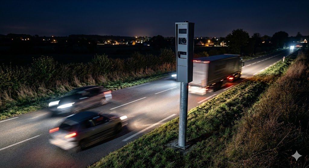 radar modernisé Mayenne RN12, cabine radar automatique Pré-en-Pail, excès de vitesse route nationale, flash radar double sens, sécurité routière département de Mayenne, remplacement vieux radar vitesse, contravention amende excès vitesse, retrait points permis conduire, contrôle routier agglomération Mayenne, nouveau radar automatique installé, radar tourelle mesta fusion 2, prévention routière pays de loire, limitation vitesse route départementale, flash invisible radar autonome, amende forfaitaire majorée justice, gendarmerie nationale contrôle vitesse, perte points permis probatoire, appareil contrôle vitesse remis, trafic routier Pré-en-Pail, sécurité automobilistes route nationale.