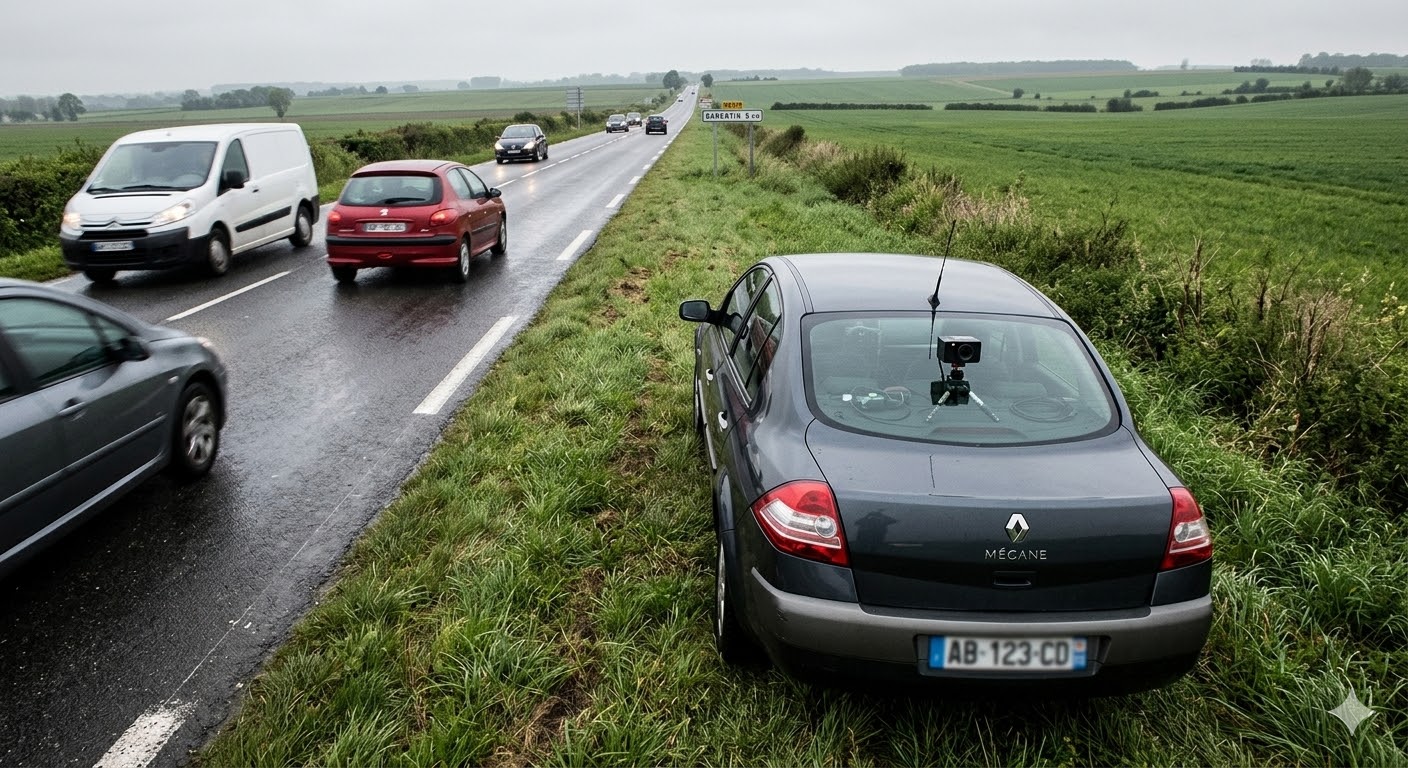 radar mobile Barentin D6015, voiture banalisée Seine Maritime, contrôle vitesse route départementale, sécurité routière Normandie, excès de vitesse amende 68, retrait point permis conduire, radar embarqué gendarmerie nationale, prévention routière Barentin 76, flash radar invisible route, contester amende excès vitesse, radar trépied caché herbe, sanction pénale code route, tribunal de police rouen, paiement contravention ligne antai, ralentir zone danger D6015, protéger usagers route vitesse, marge erreur radar mobile, véhicule banalisé prestataire privé, sécurité conducteurs axe normand, radar autonome de chantier.