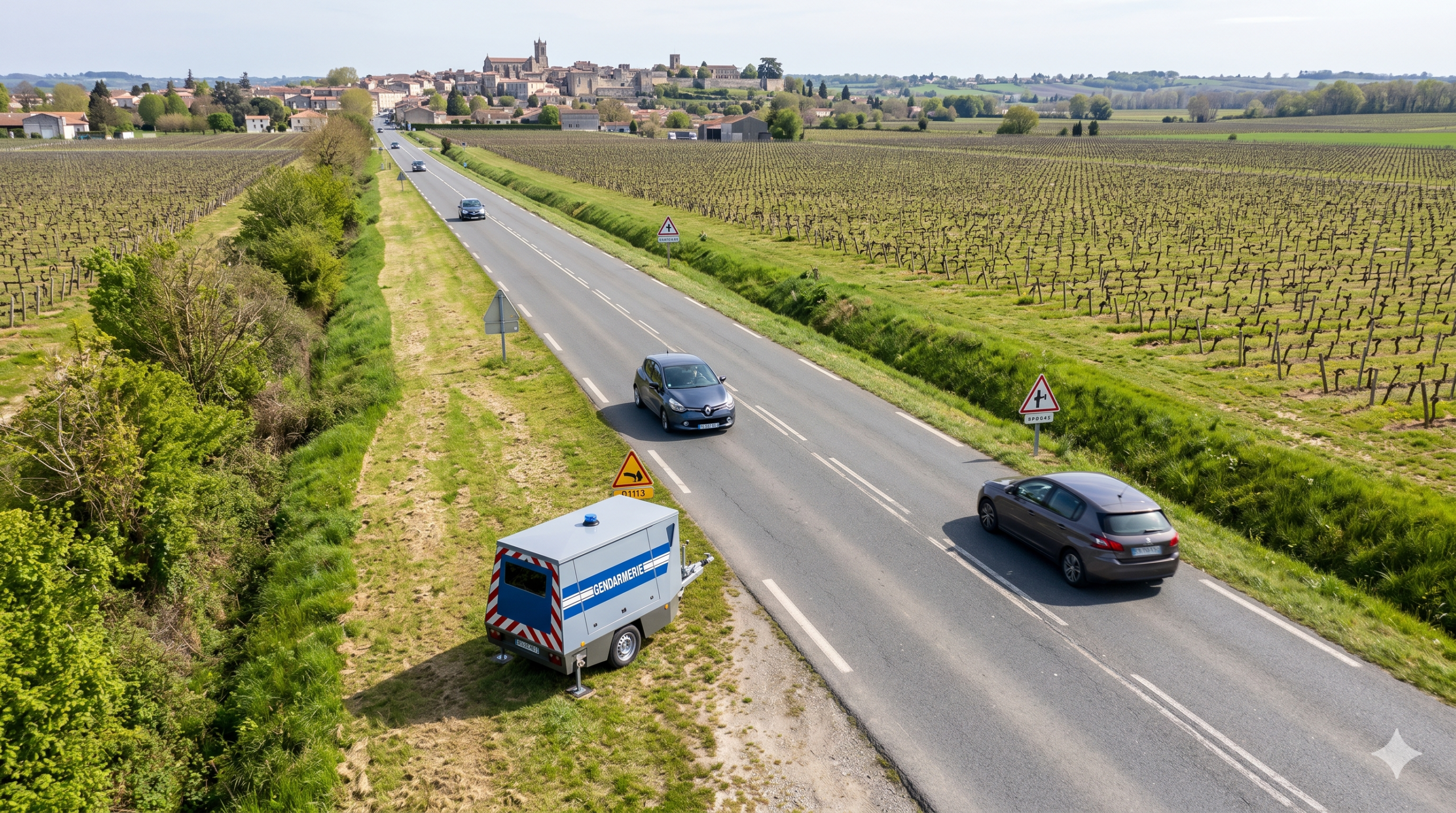 radar mobile installé sur la D1113, Saint-Macaire Gironde, D1113 vitesse 80 km/h, radar autonome, sécurité routière, amende excès de vitesse, retrait points permis, contestation pv antai, préfecture Gironde, contrôle routier, radar déplaçable, prévention accident route, flash automatique, gendarmerie nationale, trafic routier D1113, radar bidirectionnel, sécurité riverains, infraction code de la route, limitation vitesse.