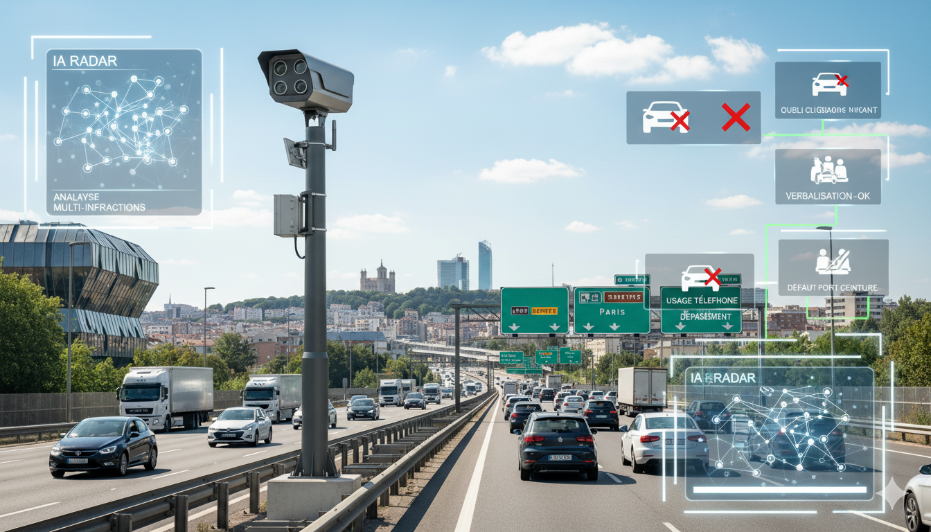 intelligence artificielle radars détection d’infractions, intelligence artificielle radars lecture automatique de plaque, intelligence artificielle radars preuve photo horodatée, intelligence artificielle radars vidéo haute définition, intelligence artificielle radars contrôle vitesse, intelligence artificielle radars téléphone au volant, intelligence artificielle radars ceinture non attachée, intelligence artificielle radars franchissement de feu, intelligence artificielle radars franchissement de ligne continue, intelligence artificielle radars distance de sécurité, intelligence artificielle radars voie réservée, intelligence artificielle radars identification véhicule, intelligence artificielle radars analyse algorithmique, intelligence artificielle radars modèle de reconnaissance, intelligence artificielle radars centre-ville tourelle, intelligence artificielle radars autoroute trafic, intelligence artificielle radars périphérique urbain, intelligence artificielle radars nuit et pluie, intelligence artificielle radars marquage au sol, intelligence artificielle radars panneau signalisation, intelligence artificielle radars radar tronçon, intelligence artificielle radars radar chantier, intelligence artificielle radars preuves consultables, intelligence artificielle radars contestation ANTAI, intelligence artificielle radars amende et retrait de points, intelligence artificielle radars suspension du permis, intelligence artificielle radars contrôle en temps réel, intelligence artificielle radars traçabilité des données, intelligence artificielle radars prévention sécurité.