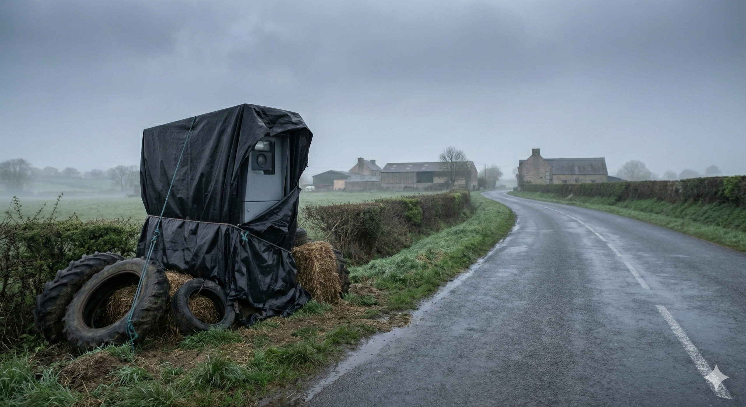 radars la manche action coordination rurale, coordination rurale 50 radars recouverts, radar masqué nuit 4 au 5 décembre, action syndicale agricole manche, radar bâche noire pneu, colère agriculteurs normandie cr50, radar inopérant saint-lô cherbourg, détresse monde agricole radar, manifestation coordination rurale radar, photo radar recouvert plastique, nettoyage radar voirie départementale, impact action agricole sécurité routière, symbolique radar aveugle agriculteurs, radar rn13 coordination rurale, crise agricole france décembre 2025