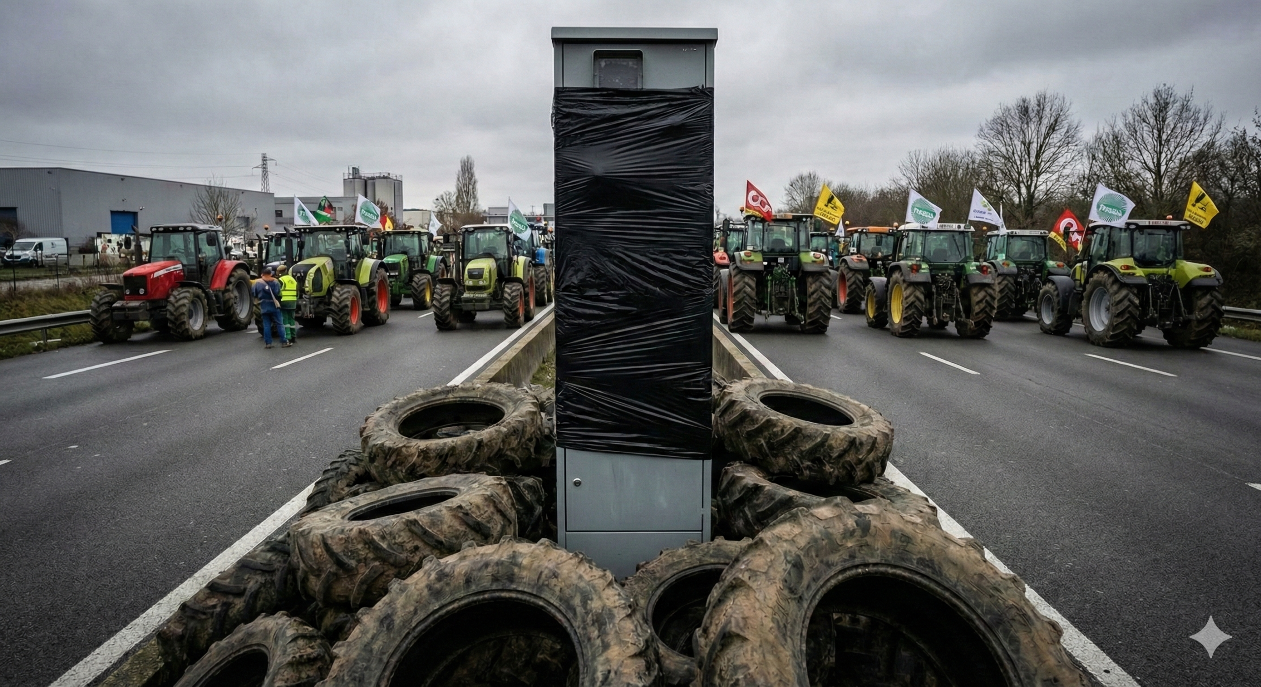 radar a450 pierre-bénite, agriculteurs colère lyon, radar recouvert pneus, blocage a450 brignais, manifestation agriculteurs janvier 2026, radar discriminant lyon, coordination rurale rhône, bouchons sud lyon, action syndicale fdsea.