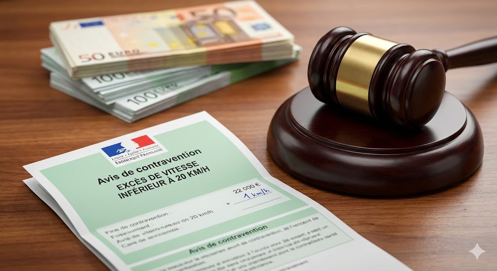 amende radar 2800 euros, excès vitesse 1 km/h, tribunal police amende, contestation radar judiciaire, sanction routière disproportionnée, radar automatique route ordinaire, majoration amende record