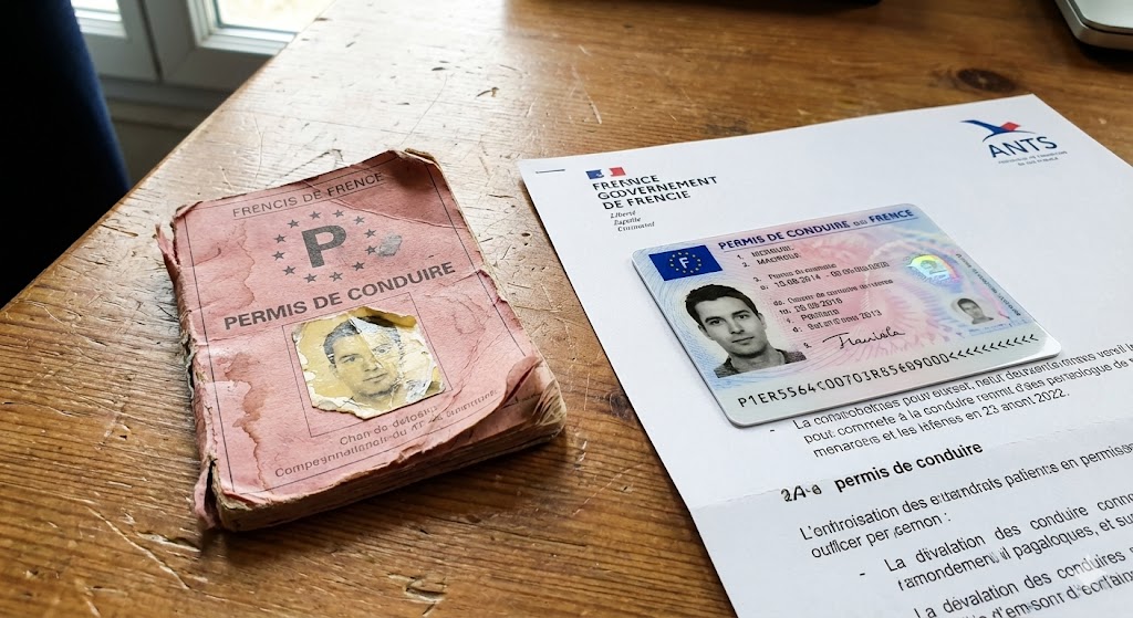 permis de conduire abîmé ou lavé, refaire permis détérioré ants, prix duplicata permis, validité permis déchiré, photo permis effacée, remplacement permis rose, amende non présentation permis valide.