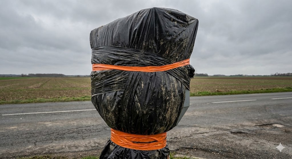 rocquemont radar automatique vandalisé, radar bâché rocquemont, action agriculteurs radar, radar neutralisé bâche plastique, radar d1324 oise, radar d915 seine-maritime, contestation agricole radar, amende radar caché.