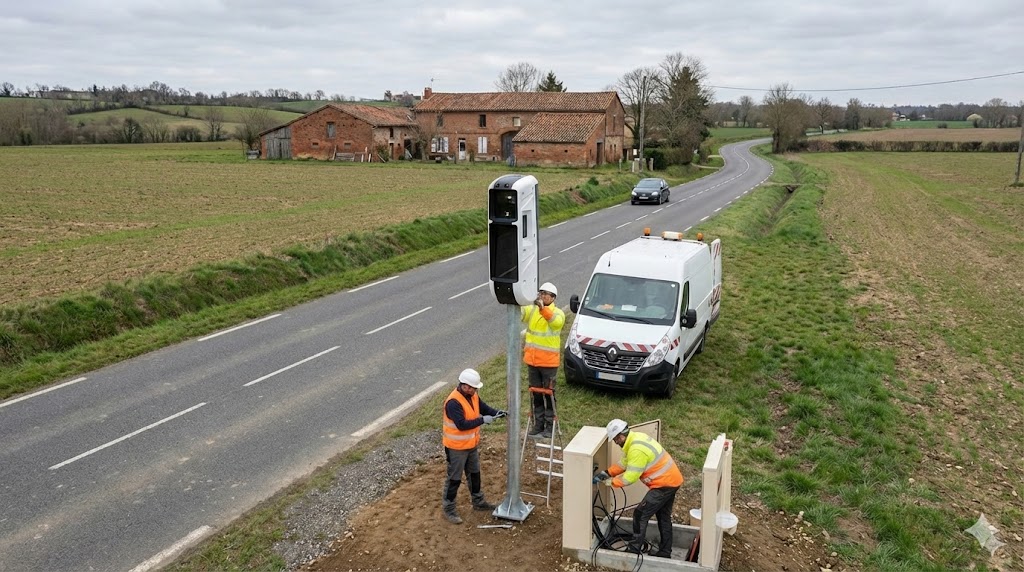 nouveau radar tourelle Toulouse, augmentation radars Haute-Garonne 2026, contrôle vitesse périphérique toulousain, radar urbain feu rouge, voiture radar privée 31, amende excès de vitesse, sécurité routière Occitanie, remplacement radar fixe.