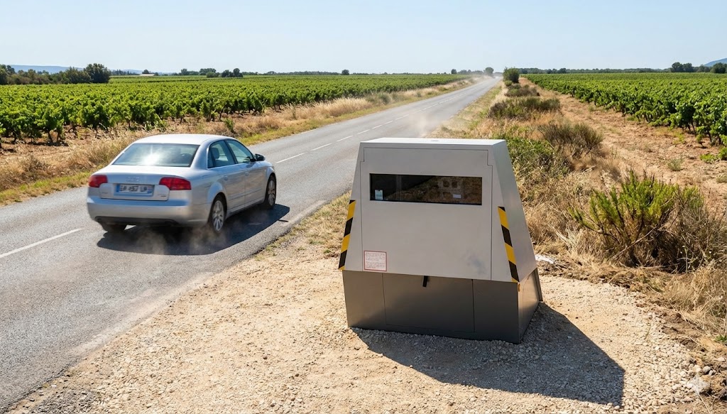 radar chantier sigean la palme, radar autonome d6009 aude, contrôle vitesse narbonne perpignan, radar zone leurre bages caves, limitation vitesse d6009, radar mobile sigean, carte radars aude.