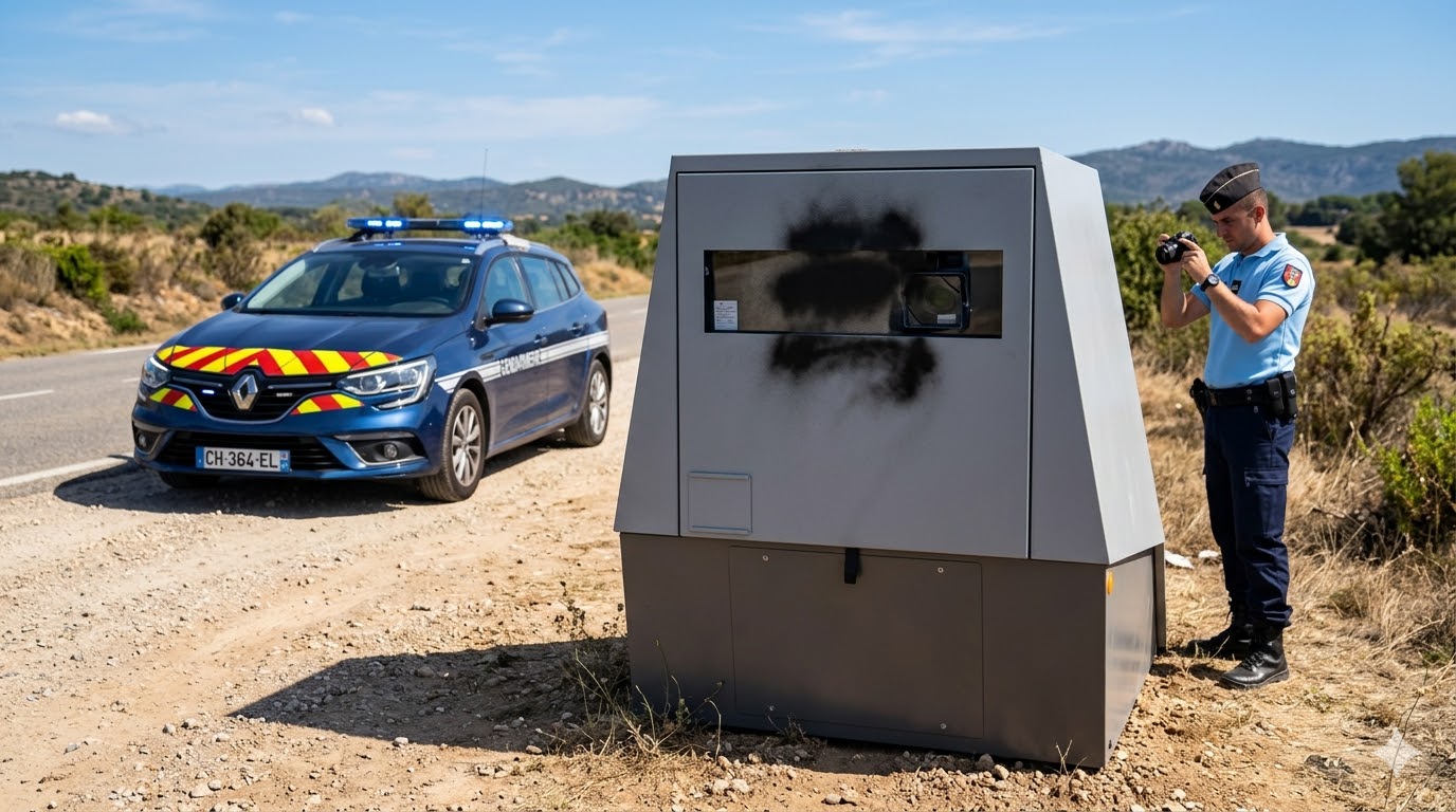 radar de chantier vandalisé Var, condamnation tribunal Toulon radar, dégradation bien public Pierrefeu, radar autonome Hyères vandalisme, amende destruction équipement routier, gendarmerie Var enquête radar, sécurité routière route Pierrefeu, peine prison dégradation radar, remboursement matériel état justice, flash radar chantier autonome, vandalisme routier sanctions pénales, excès vitesse zone travaux, retrait point permis conduire, prévention routière automobilistes Var, gendarmerie nationale sécurité route, amende forfaitaire majorée justice, procédure pénale dégradation matériel, traces ADN enquête radar, signalement destruction bien public, protection ouvriers chantier route.