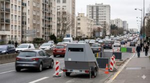 radar autonome installé 93, contrôle vitesse Seine-Saint-Denis, radar chantier route fréquentée, sécurité routière département 93, amende excès vitesse banlieue, flash radar double sens, limitation vitesse trafic urbain, prévention routière automobilistes IDF, panneau jaune radar temporaire, préfecture Seine-Saint-Denis contrôle, retrait point permis conduire, cabine grise radar chantier, sécuriser route départementale 93, contestation amende antai ligne, protéger usagers route vitesse, amende forfaitaire excès vitesse, radar laser autonome francilien, sécurité conducteurs axe routier, équipement contrôle vitesse temporaire, nouveau radar autonome Ile-de-France.