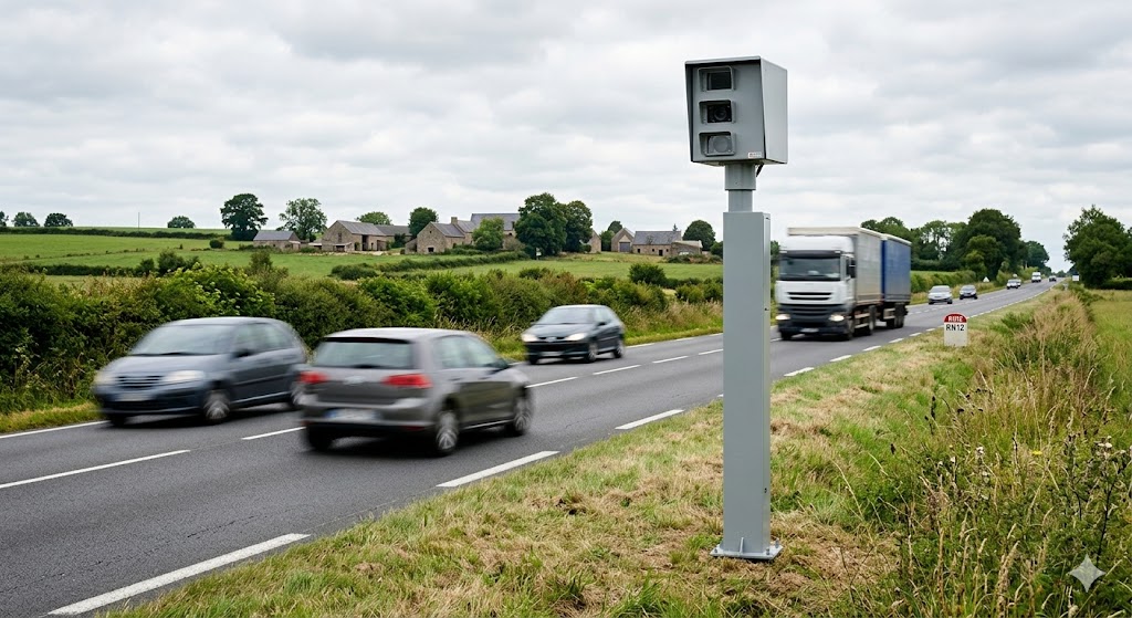 radar modernisé Mayenne RN12, cabine radar automatique Pré-en-Pail, excès de vitesse route nationale, flash radar double sens, sécurité routière département de Mayenne, remplacement vieux radar vitesse, contravention amende excès vitesse, retrait points permis conduire, contrôle routier agglomération Mayenne, nouveau radar automatique installé, radar tourelle mesta fusion 2, prévention routière pays de loire, limitation vitesse route départementale, flash invisible radar autonome, amende forfaitaire majorée justice, gendarmerie nationale contrôle vitesse, perte points permis probatoire, appareil contrôle vitesse remis, trafic routier Pré-en-Pail, sécurité automobilistes route nationale.